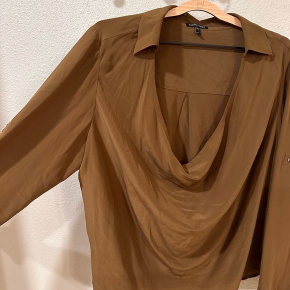 Eileen Fisher Silk Crepe De Chine Blouse - Picture 4 of 7